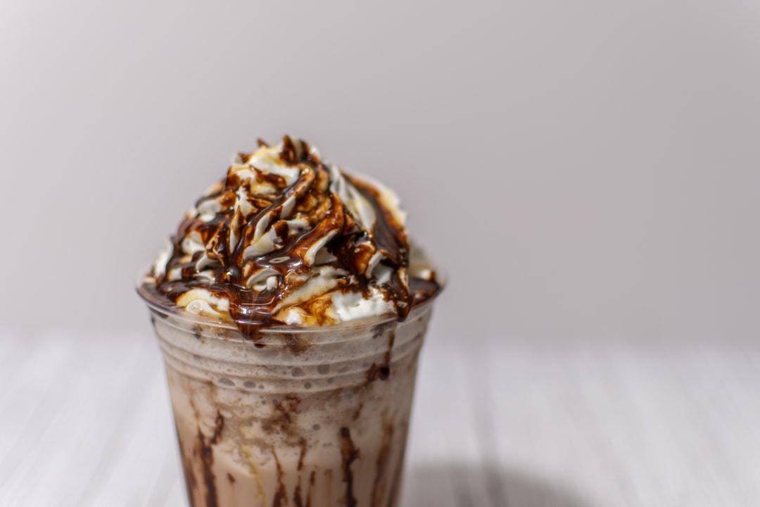 Mocha frappe drink