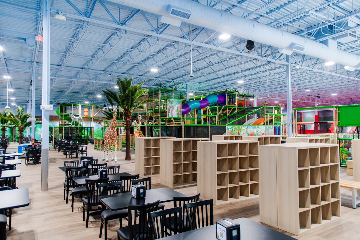 Cafe Seating and Storage at Englewood, CO