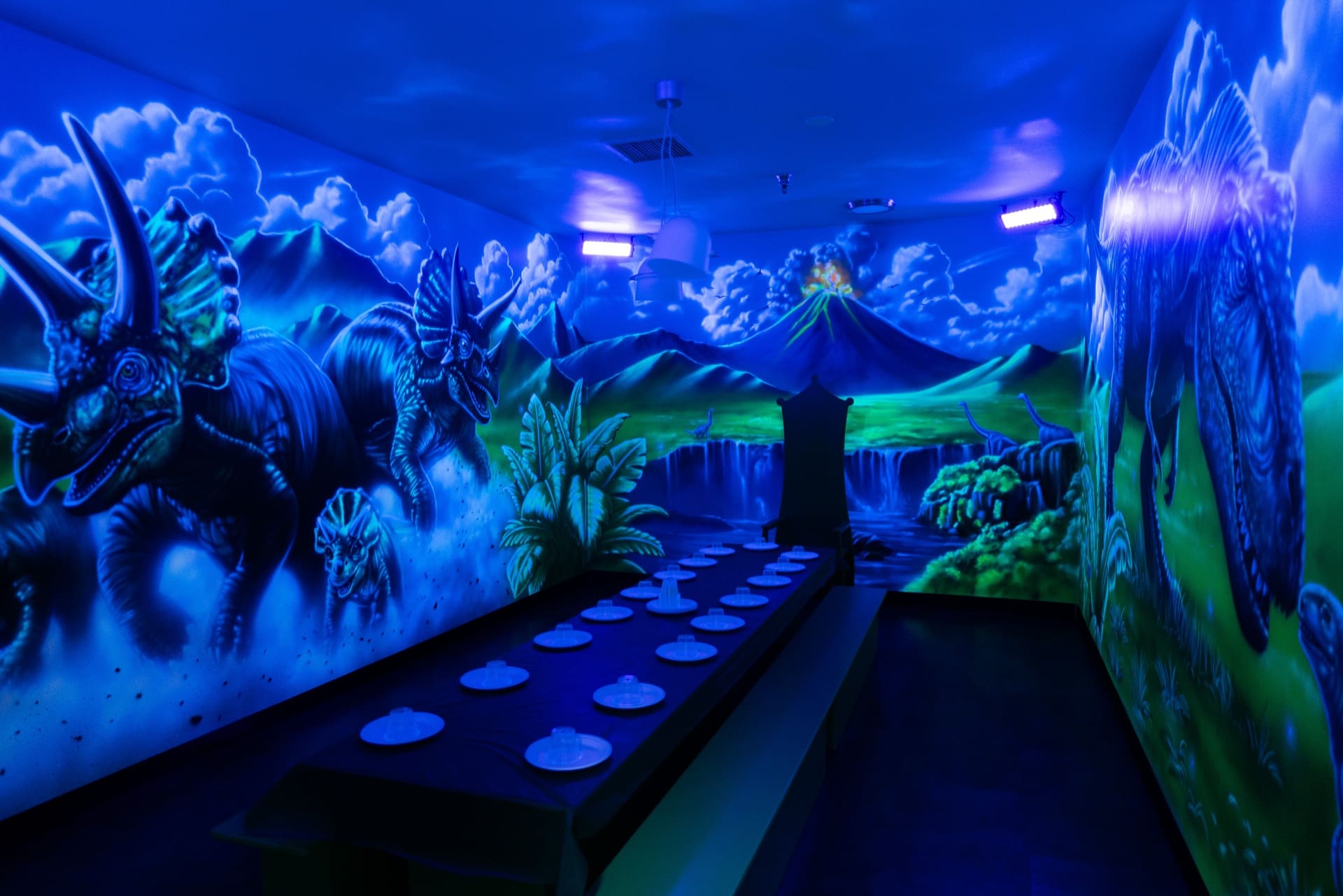 Dinosaur party room, photo 2 of 9