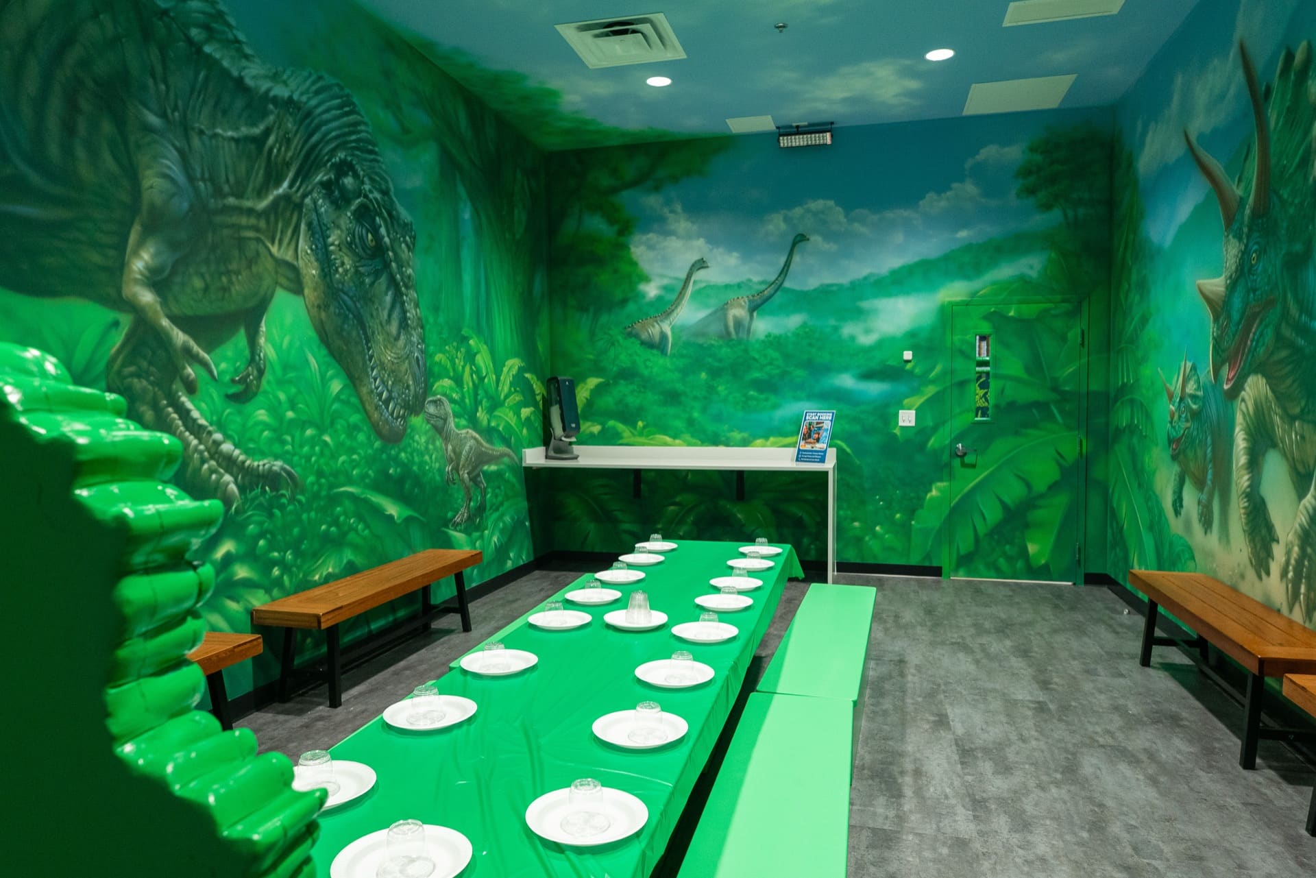 Dinosaur party room, photo 6 of 8