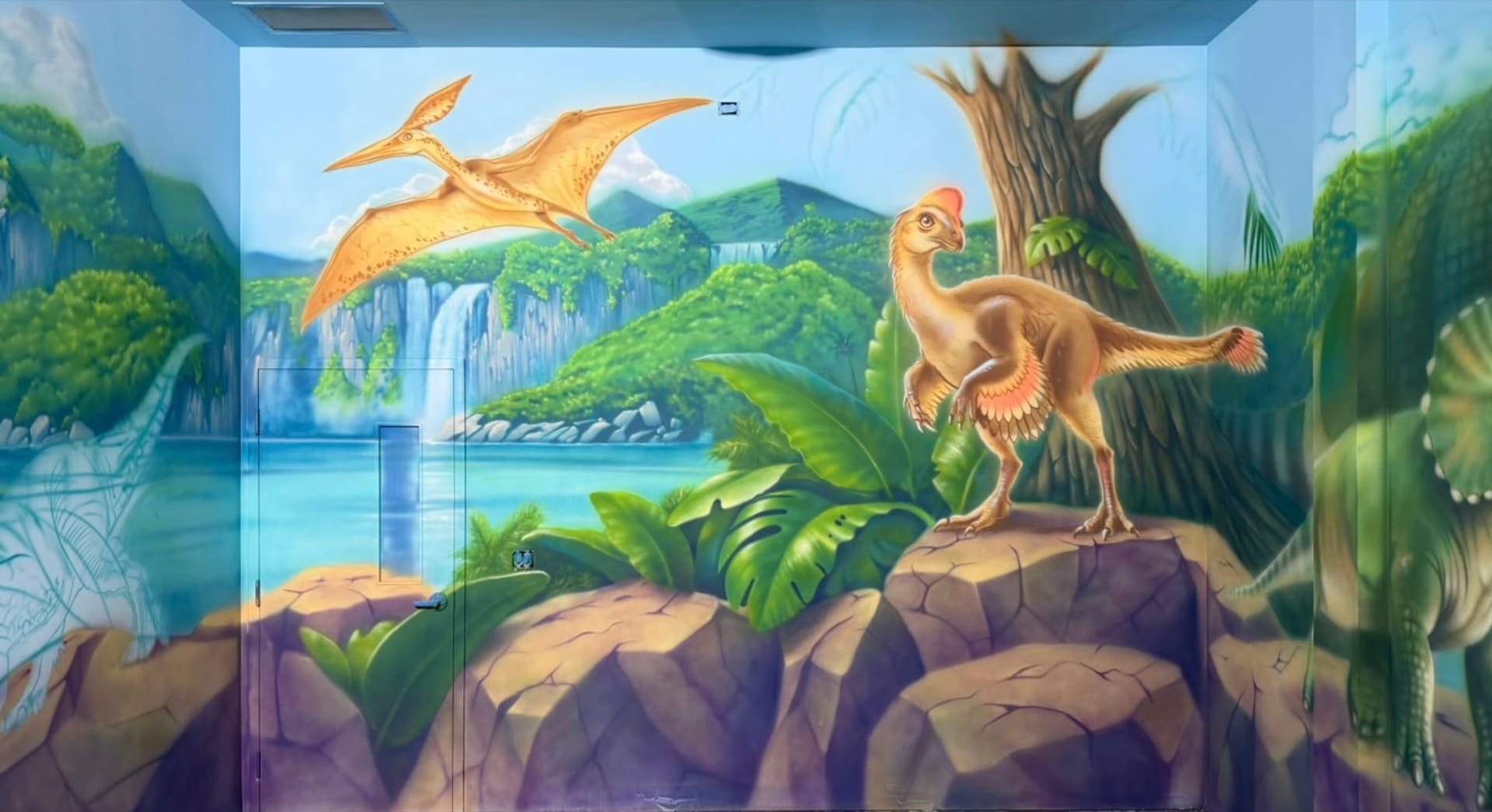 Dinosaur party room, photo 1 of 3