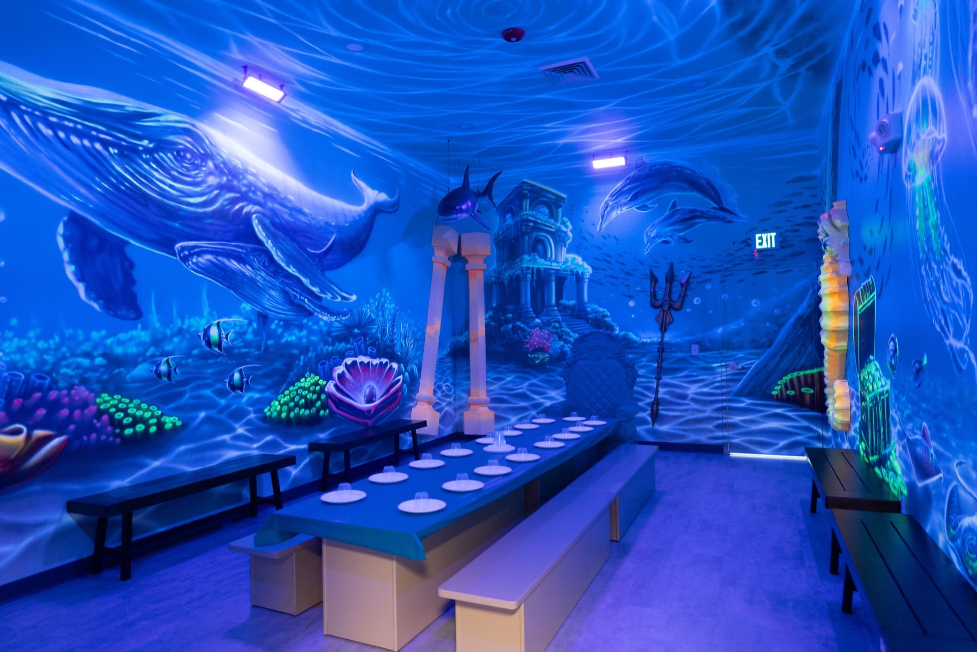 Underwater party room, photo 4 of 12