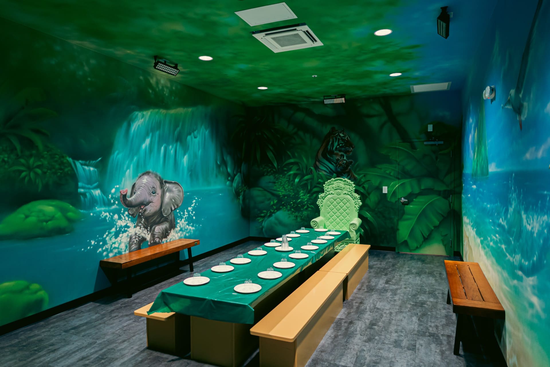 Jungle party room, photo 1 of 9