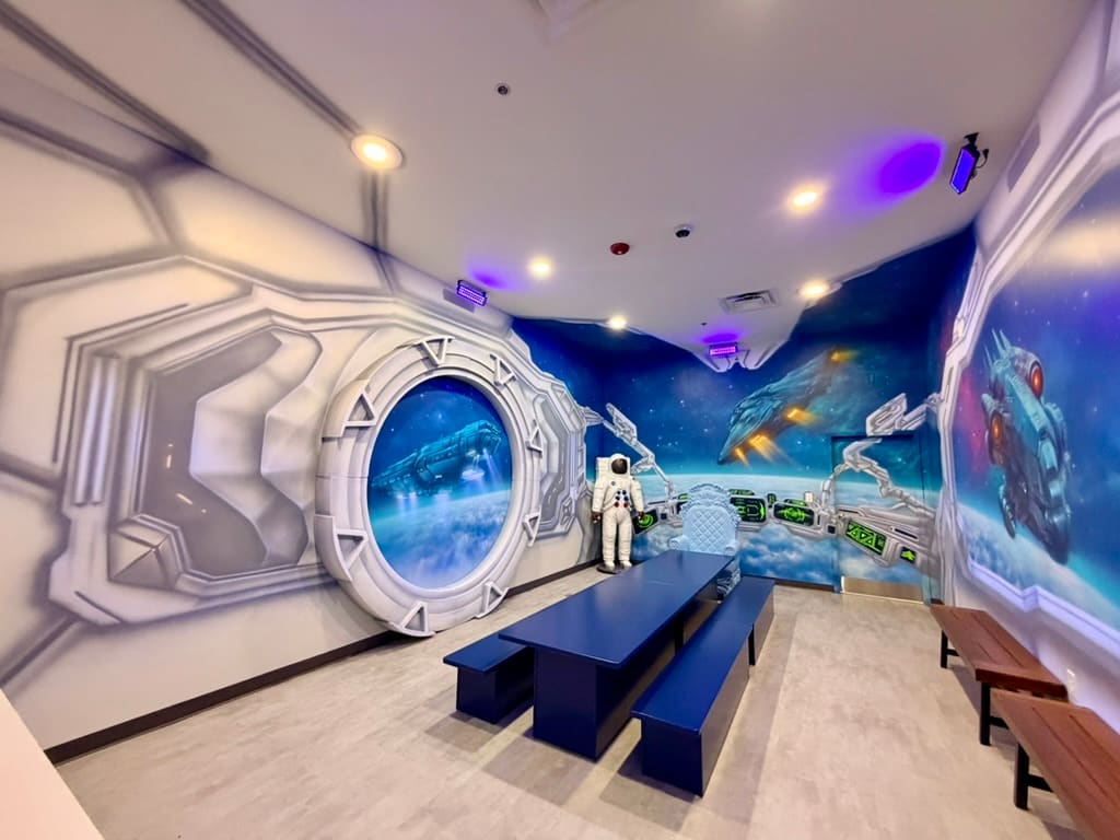 Space Room Themed Room