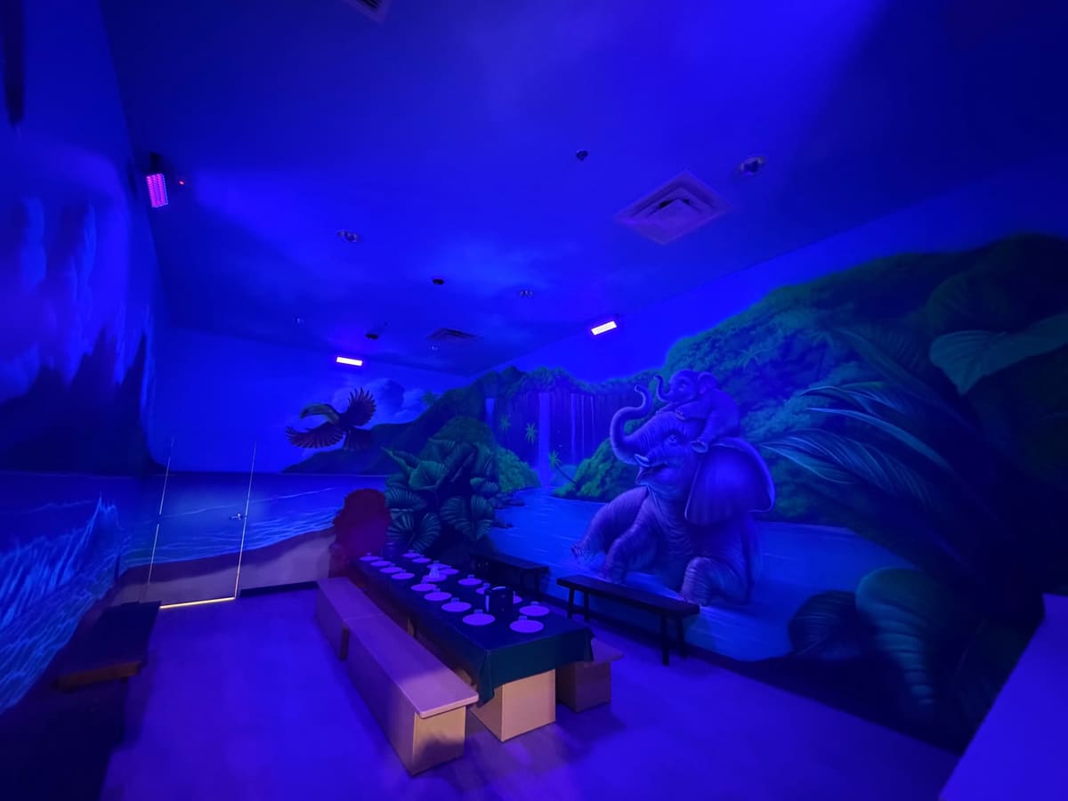 Jungle Room Themed Room