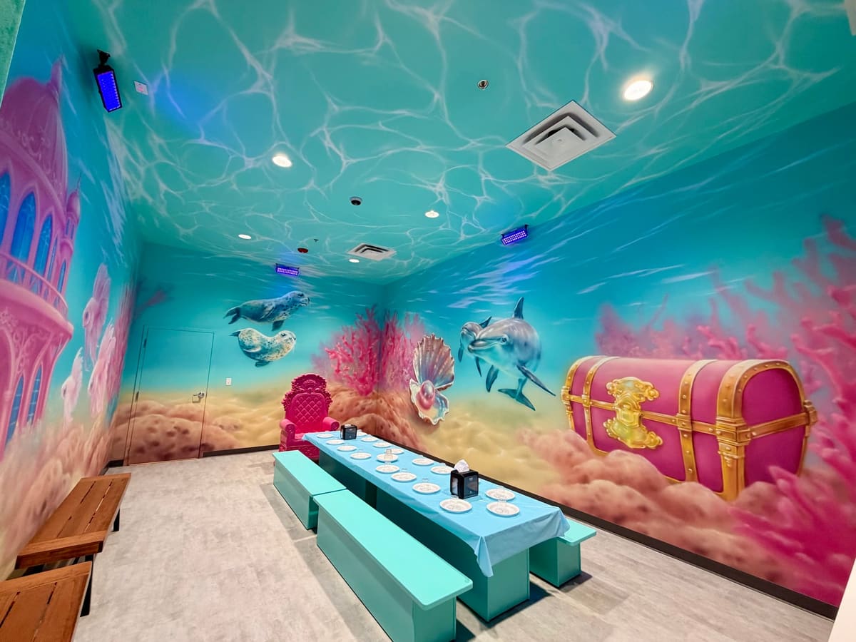 Mermaid Room Themed Room