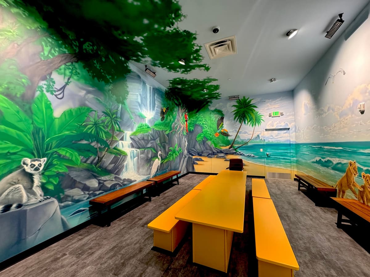 Jungle Room Themed Room