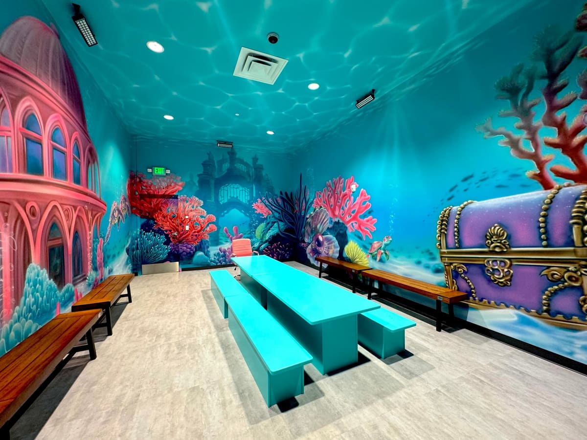 Mermaid Room Themed Room