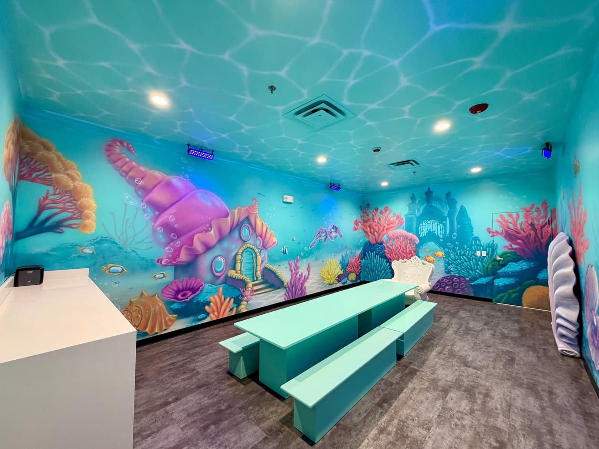 Mermaid Room Themed Room