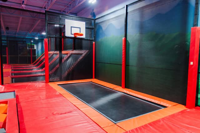 Basketball Hoop at Lava Island