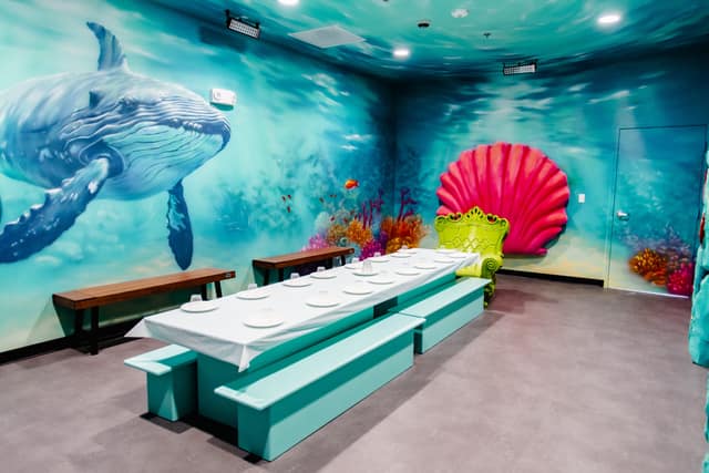 Underwater Room at Lava Island