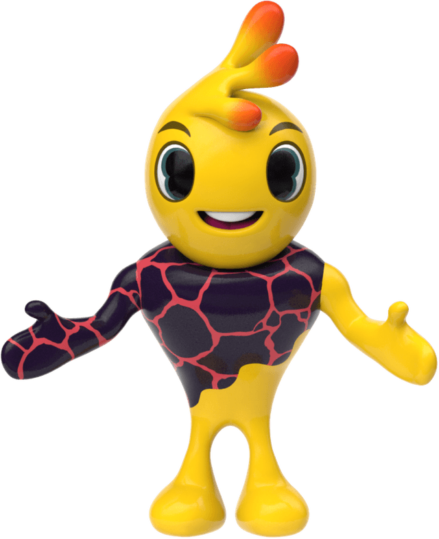 Lava Island Mascot