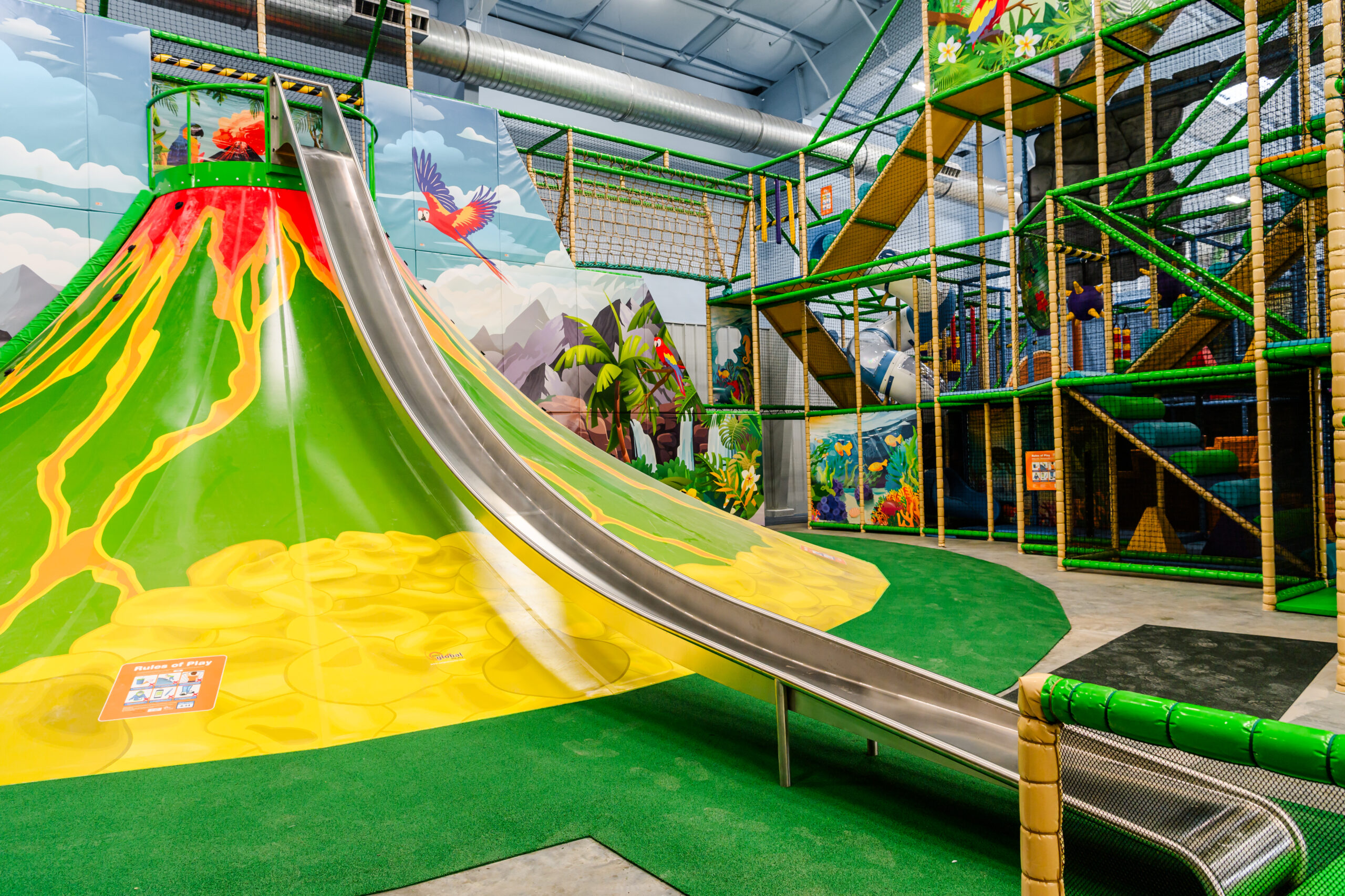 Volcano Slide at Billings, MT