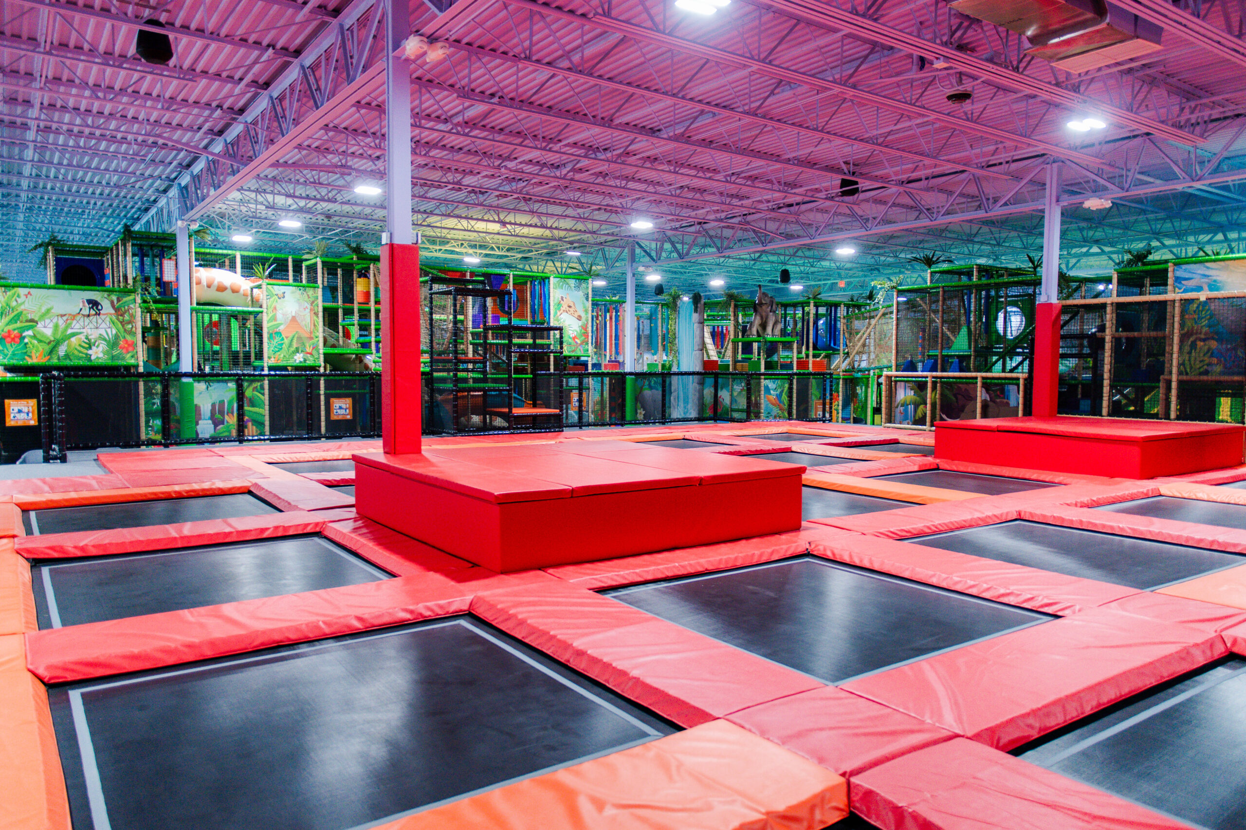 Trampolines and Jungle Gym at Centennial, CO