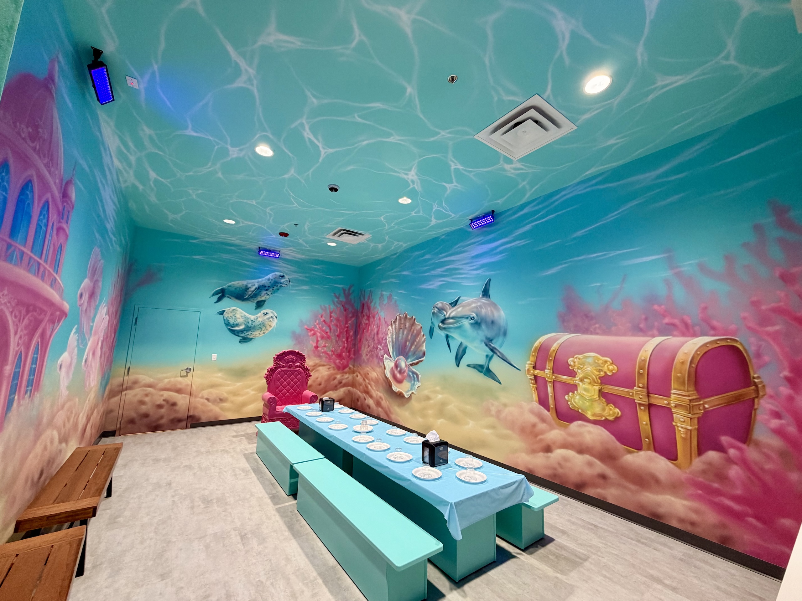 Mermaid Room Themed Room