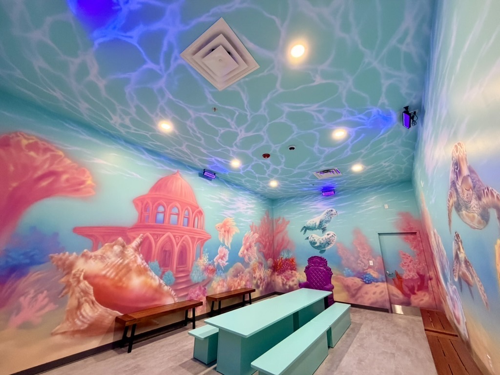 Mermaid Room Themed Room