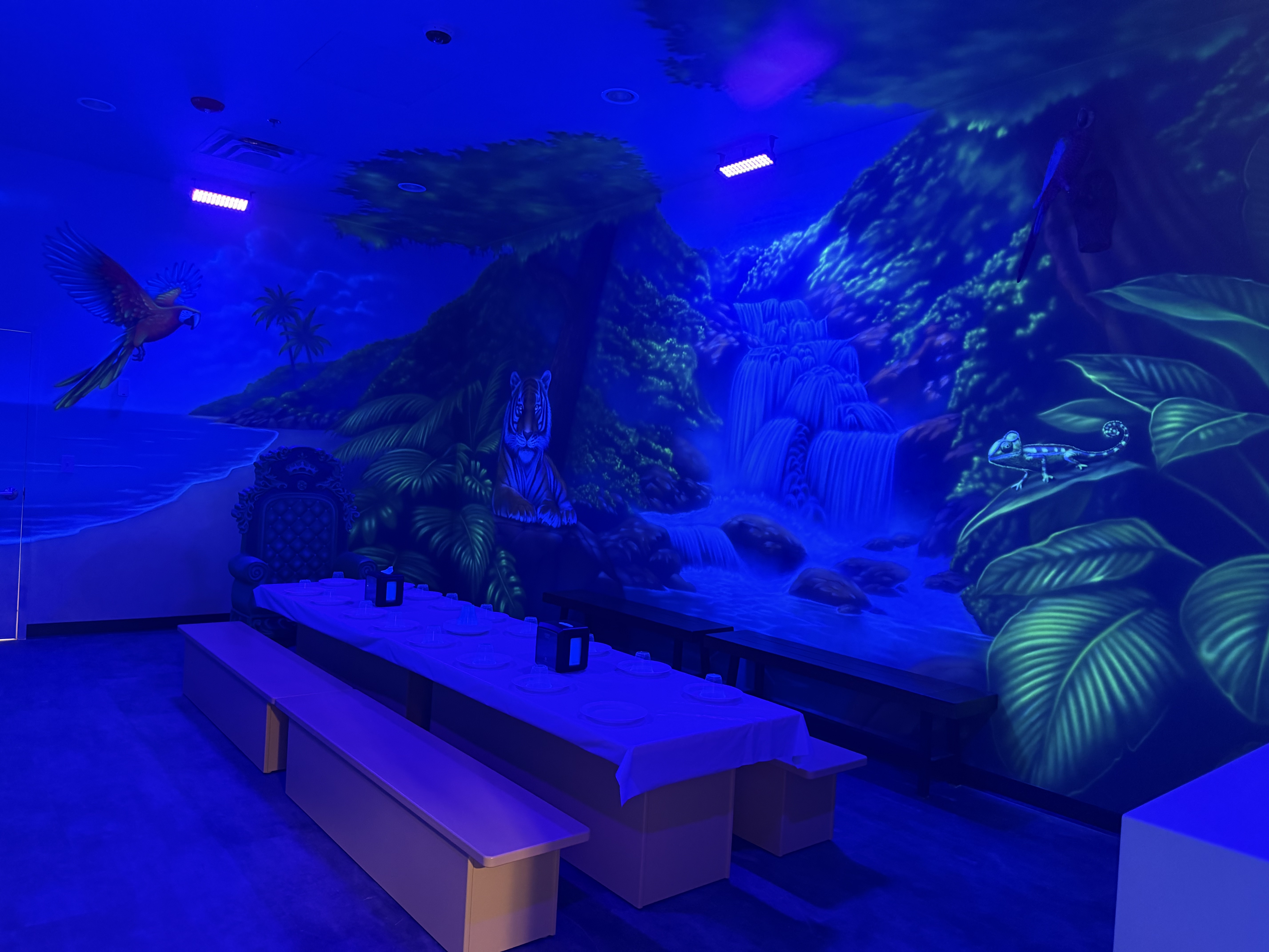 Jungle Room Themed Room