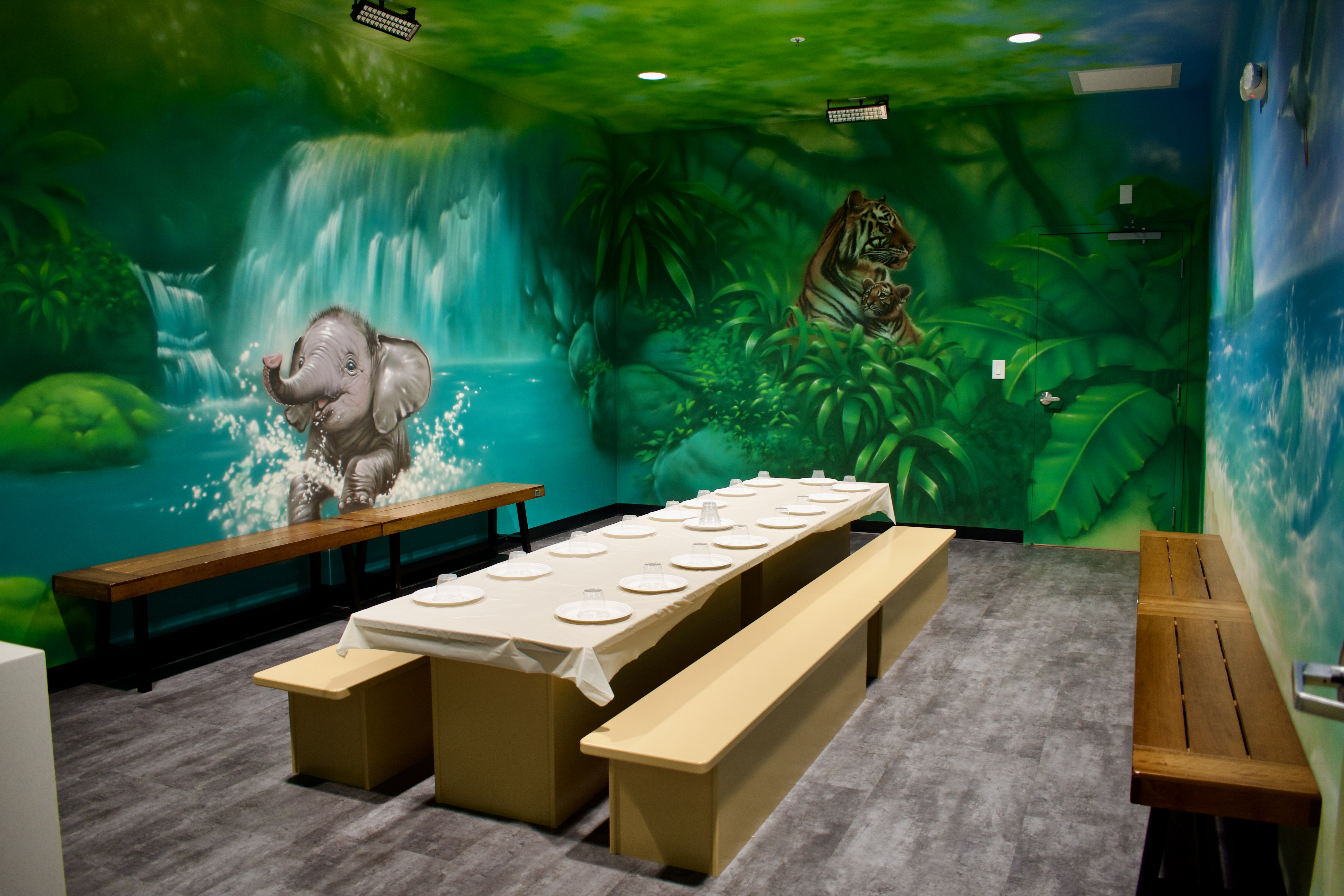 Jungle Room Themed Room