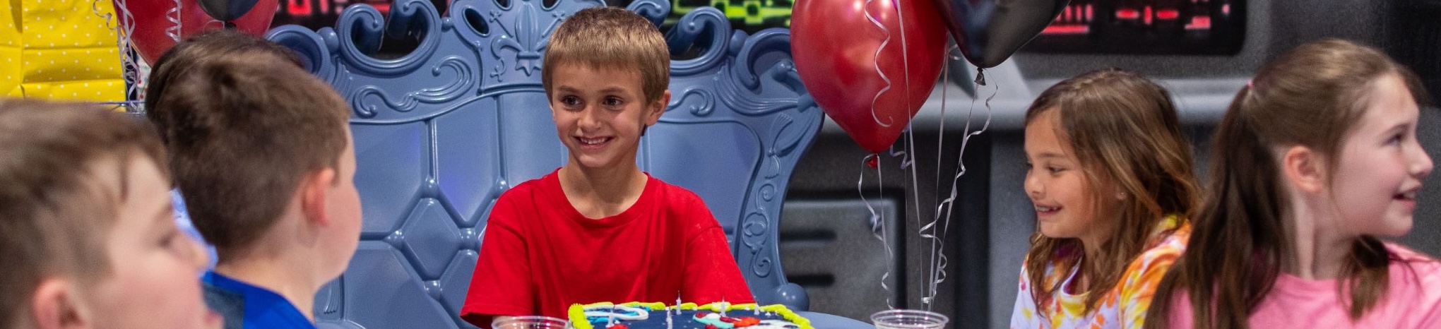 Kids having fun at Lava Island